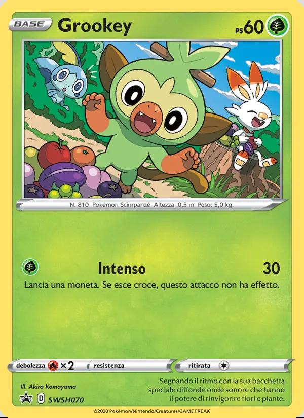 Image of the card Grookey