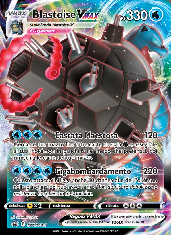 Image of the card Blastoise VMAX