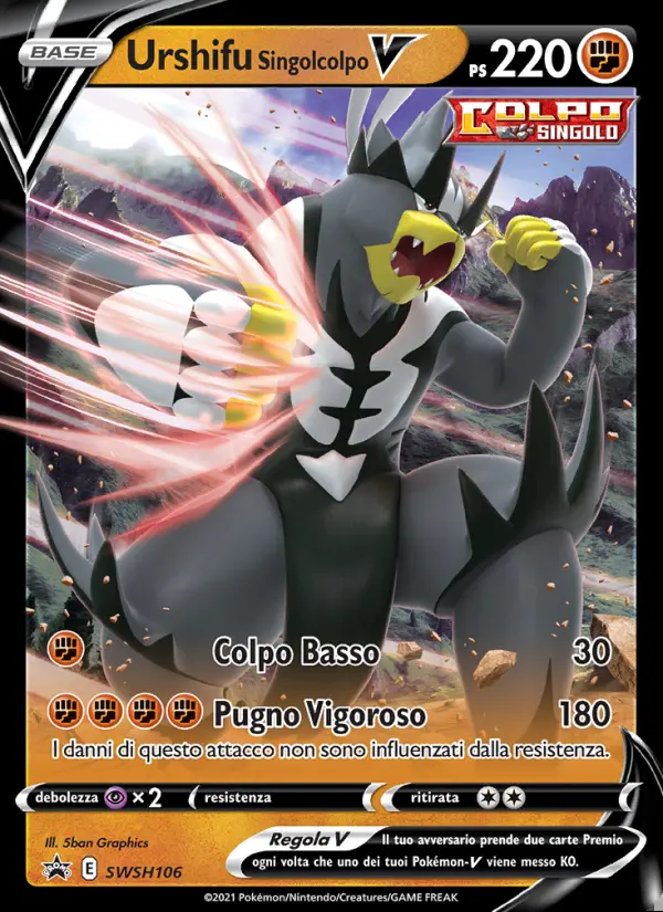 Image of the card Urshifu Singolcolpo V