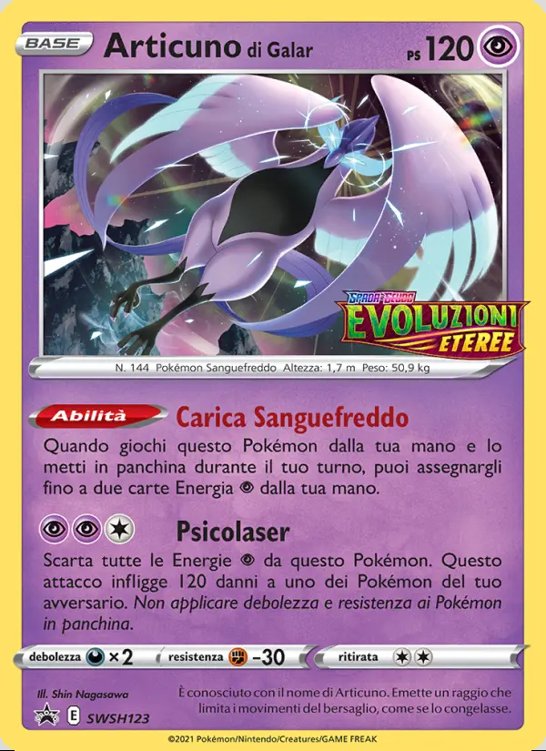 Image of the card Articuno di Galar