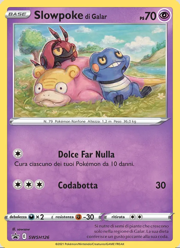 Image of the card Slowpoke di Galar
