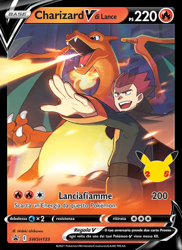 Image of the card Charizard V di Lance