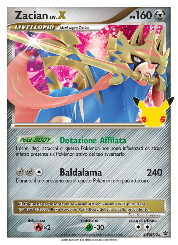 Image of the card Zacian