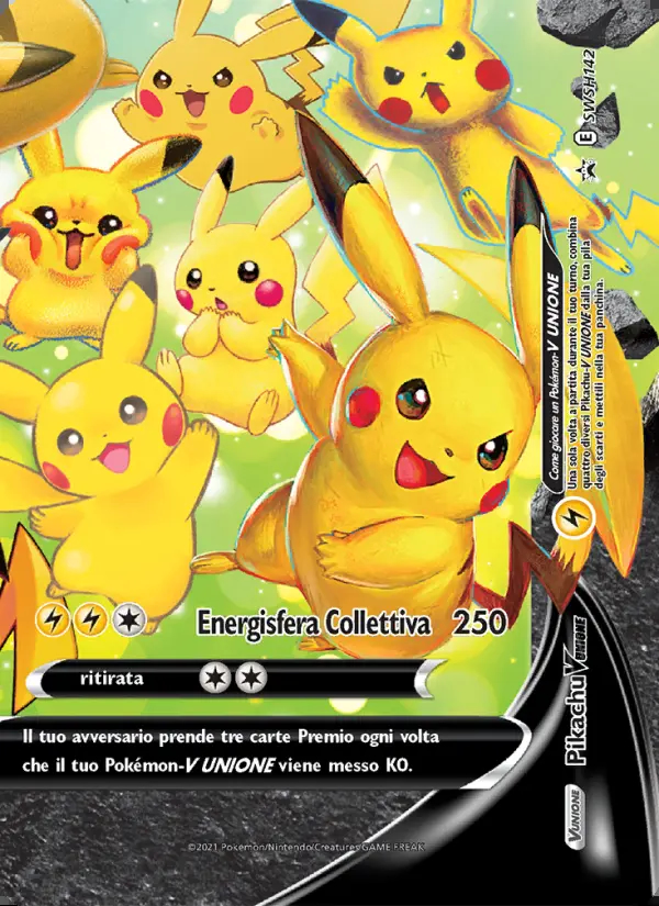 Image of the card Pikachu V UNIONE
