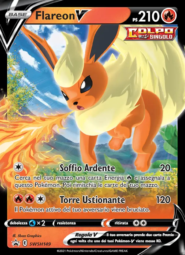 Image of the card Flareon V