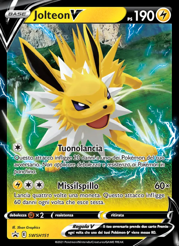 Image of the card Jolteon V