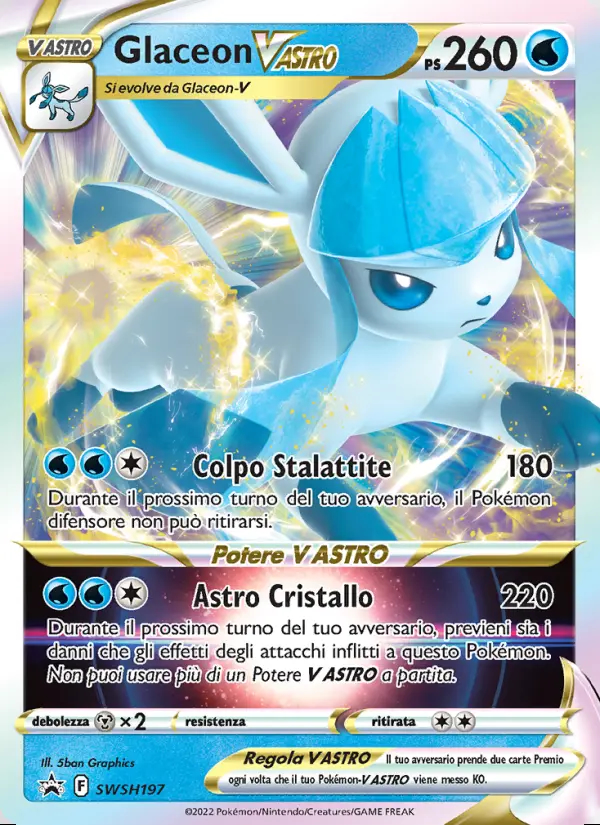 Image of the card Glaceon V ASTRO