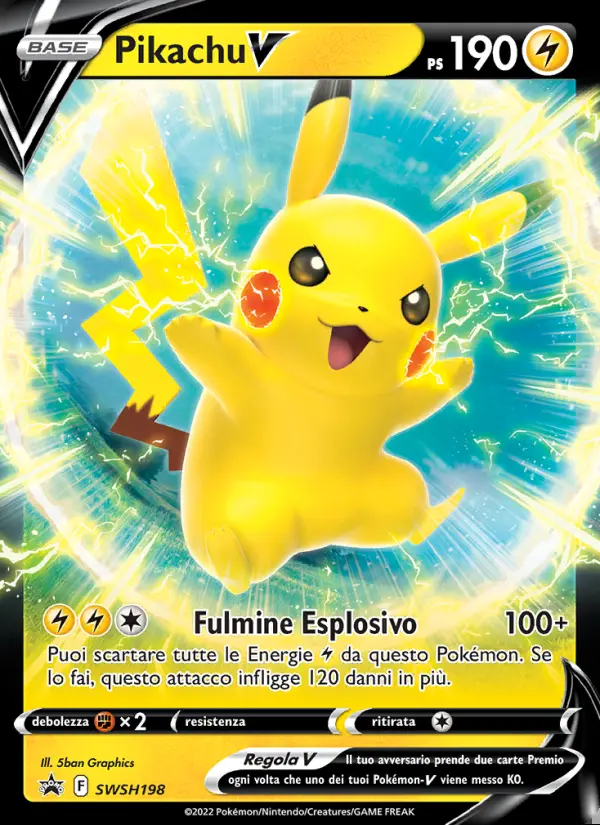 Image of the card Pikachu V