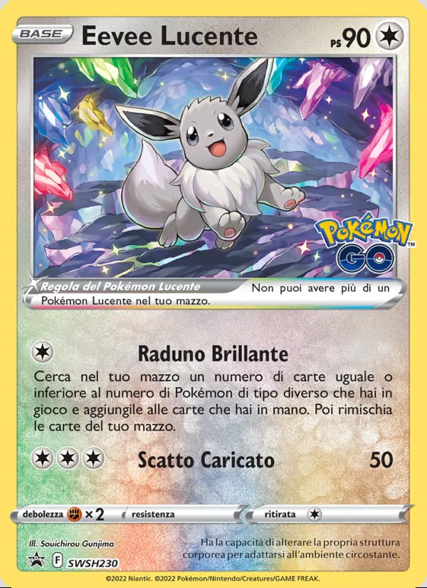 Image of the card Eevee Lucente