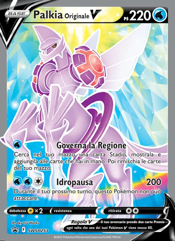 Image of the card Palkia Originale V