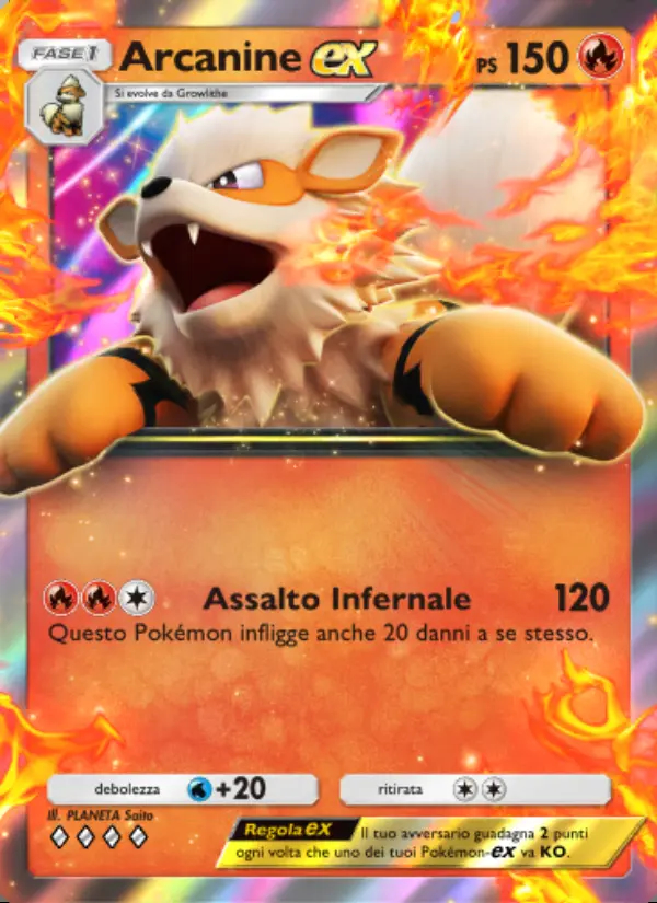 Image of the card Arcanine-ex