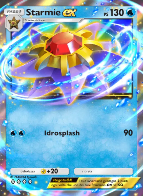 Image of the card Starmie-ex