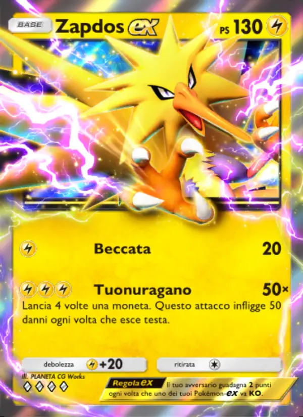 Image of the card Zapdos-ex