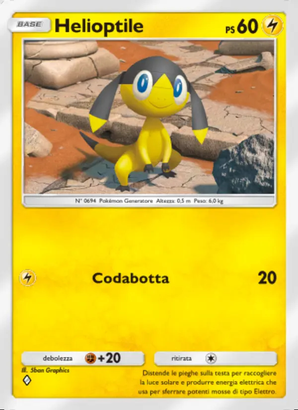 Image of the card Helioptile