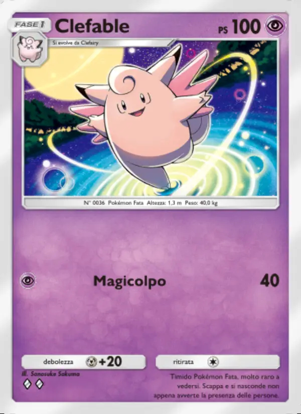 Image of the card Clefable