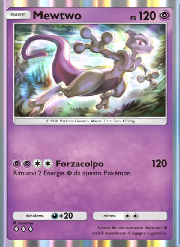 Image of the card Mewtwo