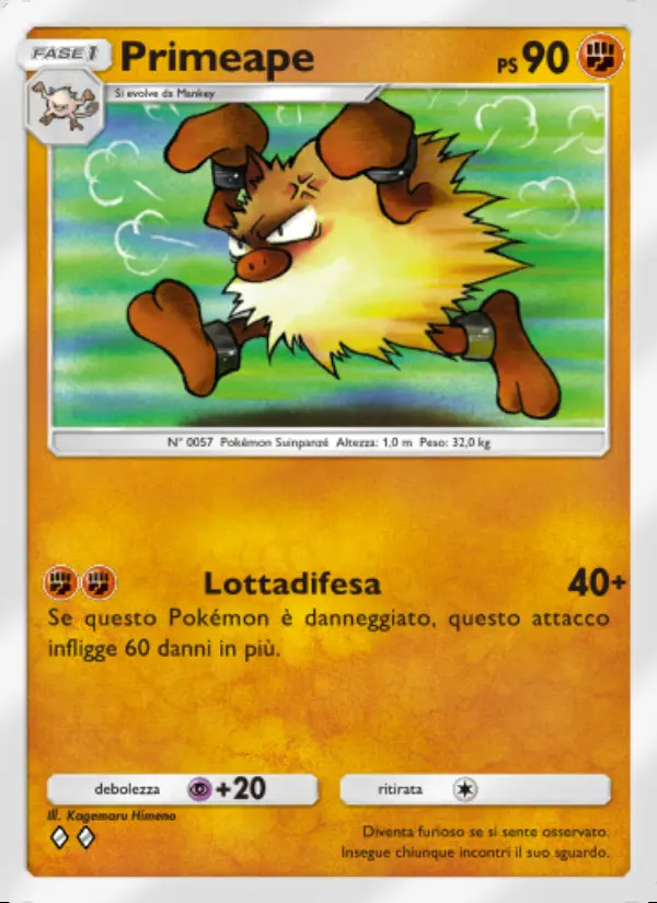 Image of the card Primeape