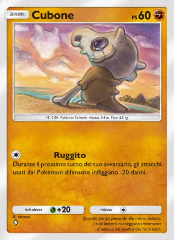 Image of the card Cubone