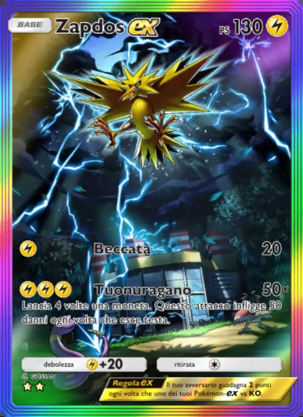 Image of the card Zapdos-ex