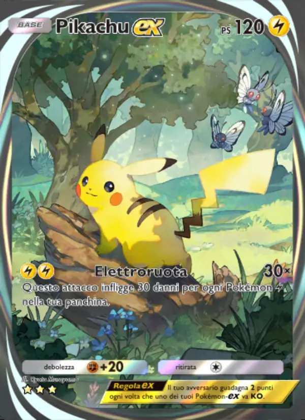 Image of the card Pikachu-ex