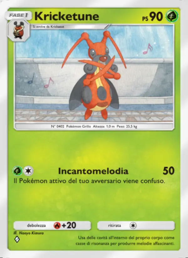 Image of the card Kricketune