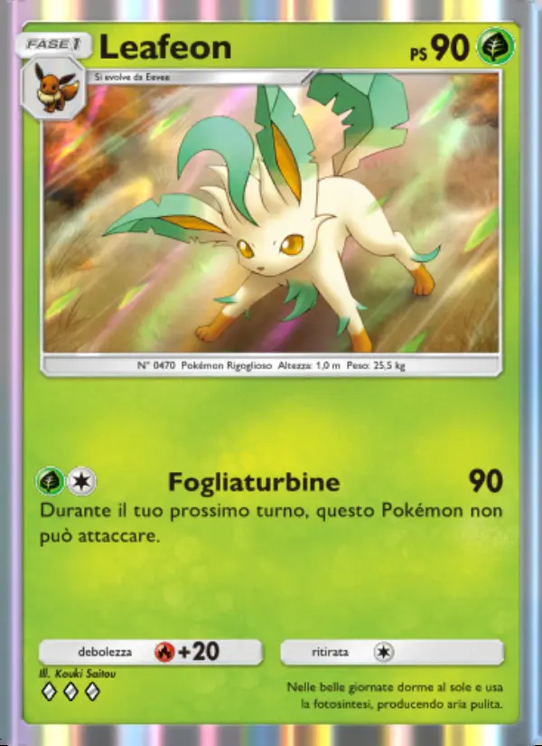Image of the card Leafeon