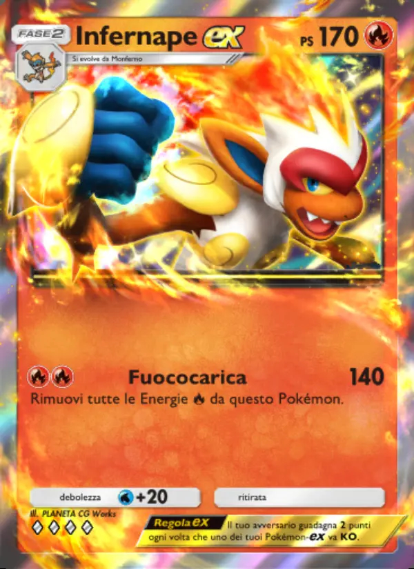 Image of the card Infernape-ex
