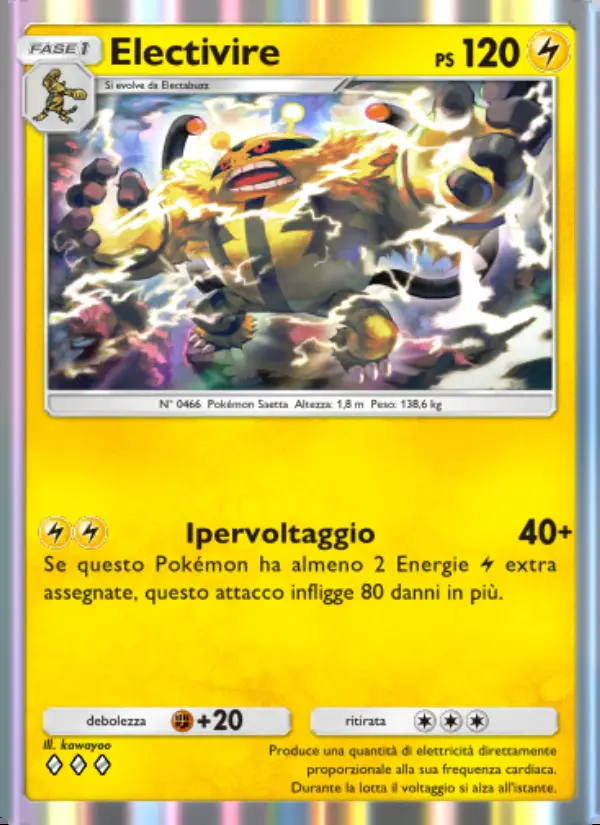 Image of the card Electivire