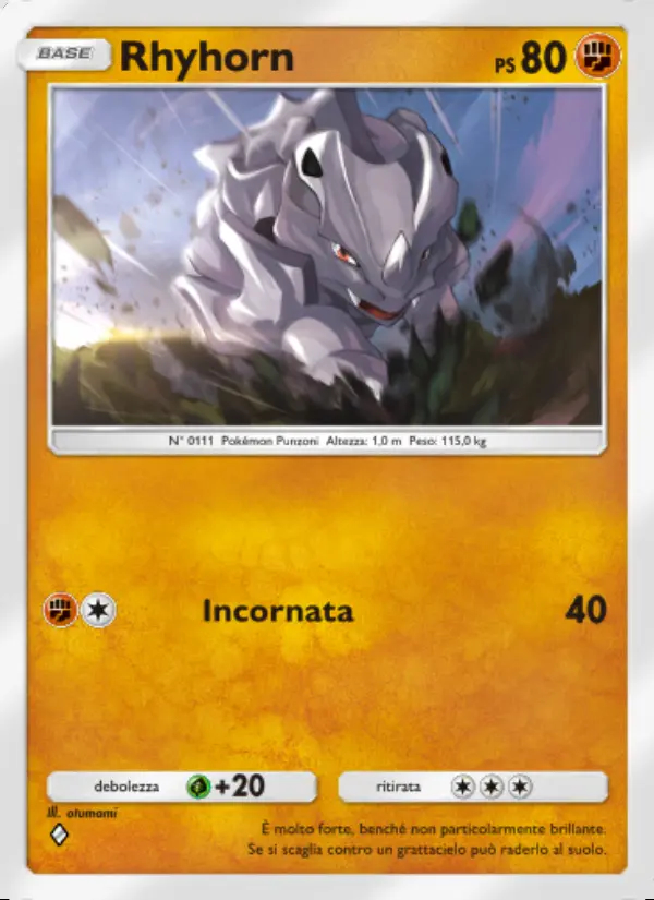 Image of the card Rhyhorn