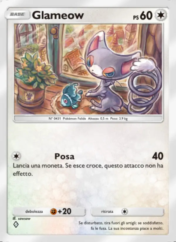 Image of the card Glameow