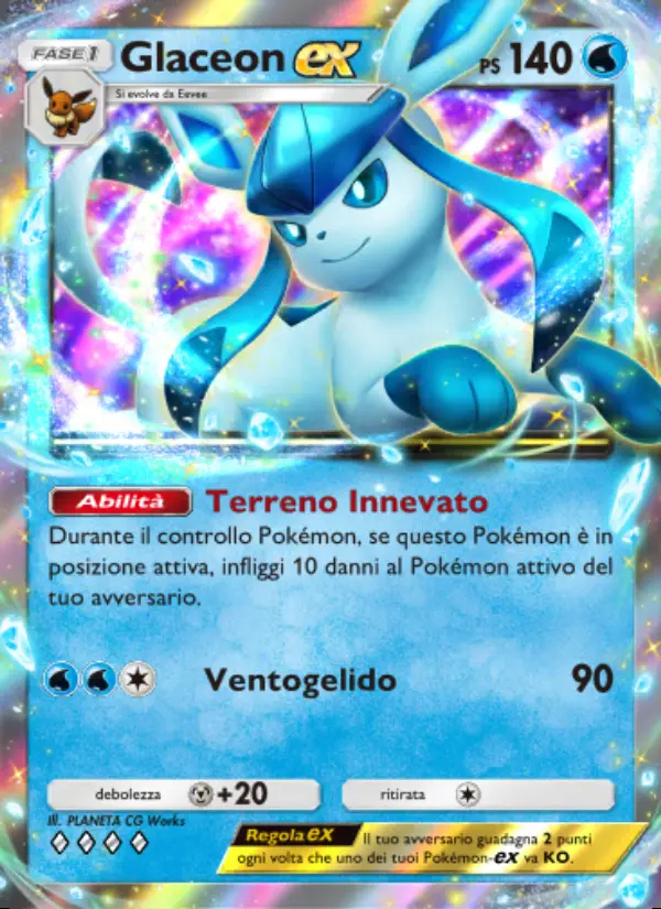 Image of the card Glaceon-ex