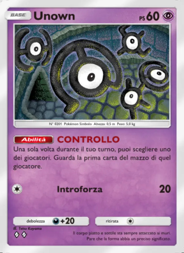 Image of the card Unown