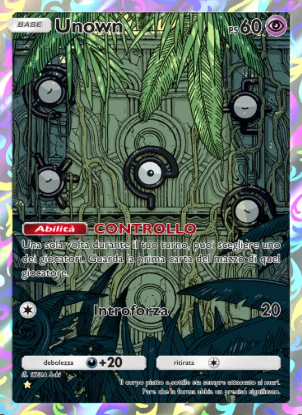 Image of the card Unown