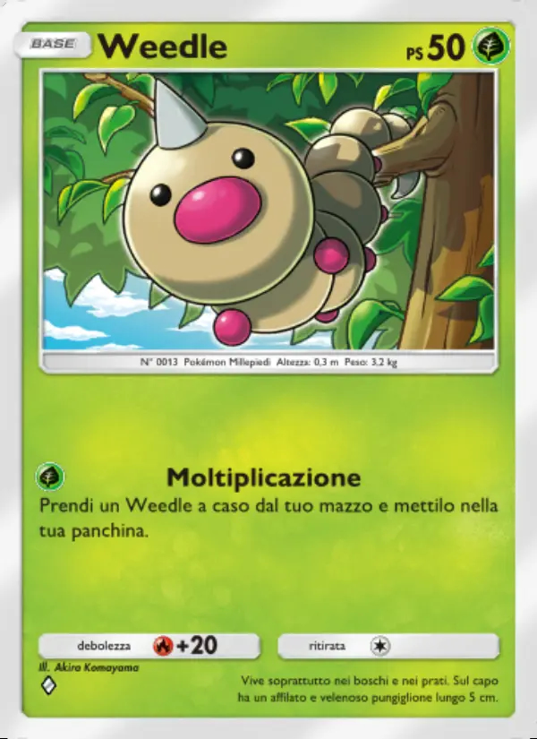 Image of the card Weedle