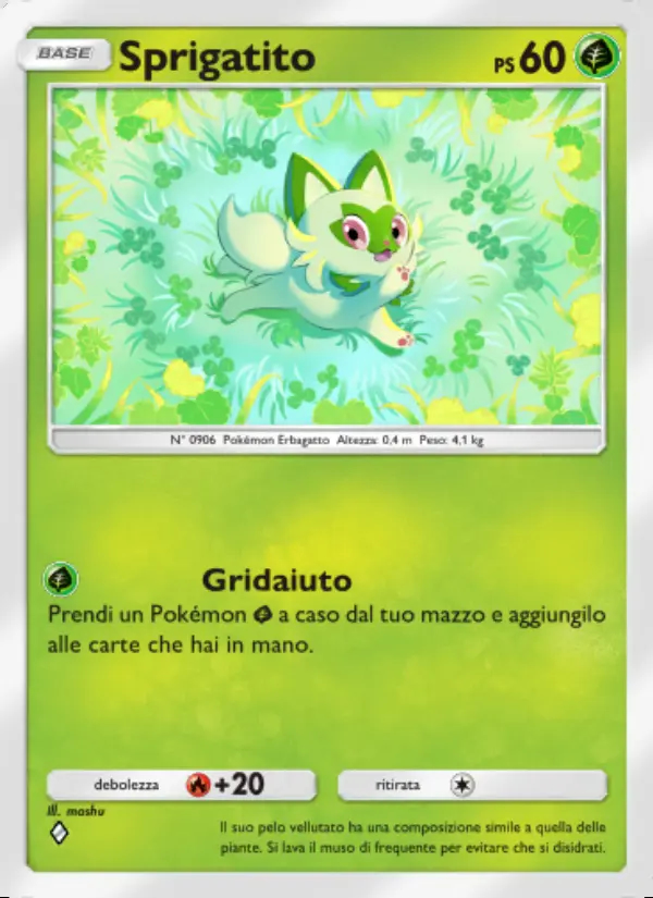 Image of the card Sprigatito