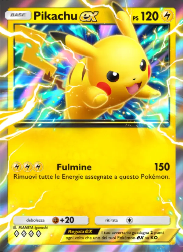 Image of the card Pikachu-ex