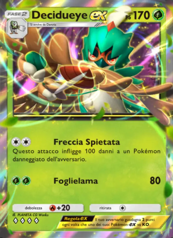 Image of the card Decidueye-ex