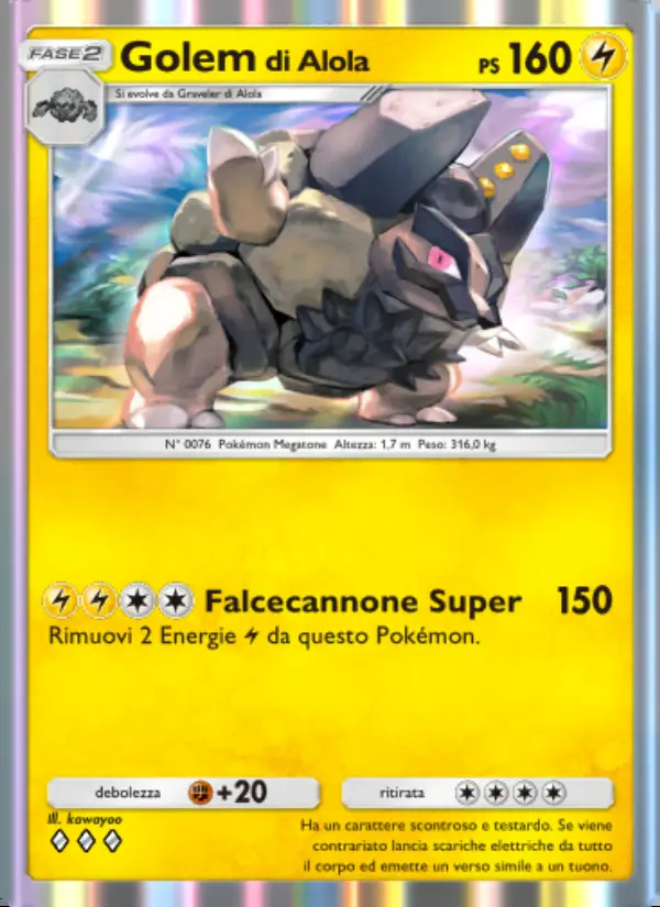 Image of the card Golemdi Alola