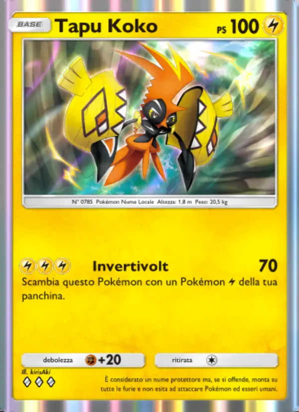 Image of the card Tapu Koko