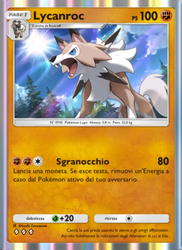 Image of the card Lycanroc
