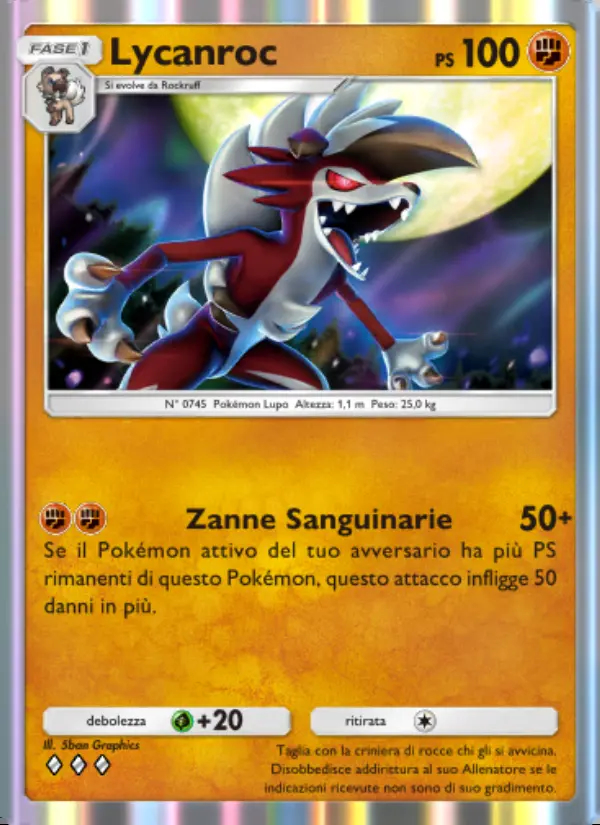Image of the card Lycanroc