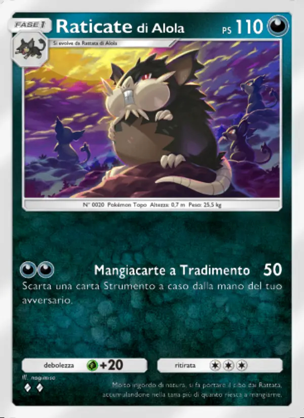 Image of the card Raticatedi Alola