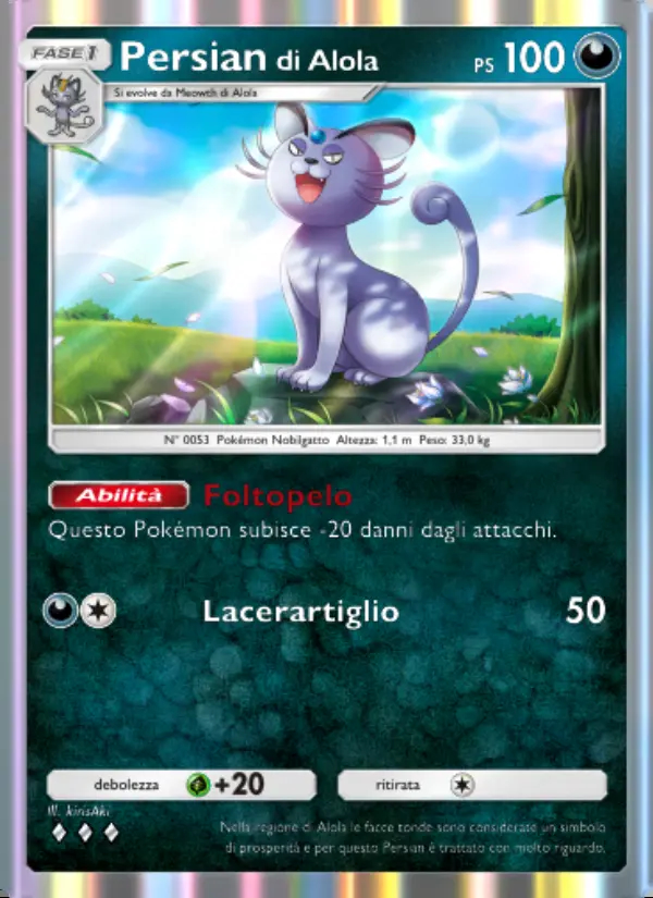 Image of the card Persiandi Alola