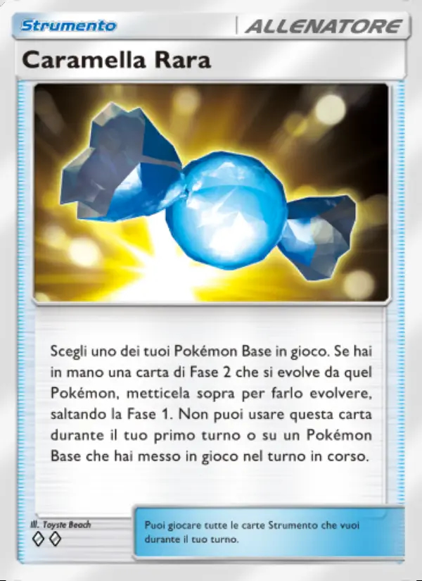 Image of the card Caramella Rara
