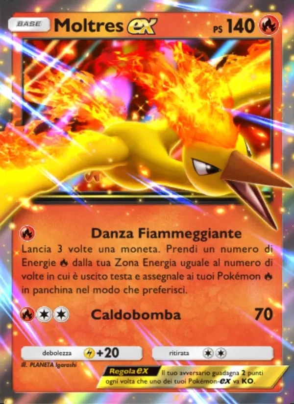 Image of the card Moltres-ex