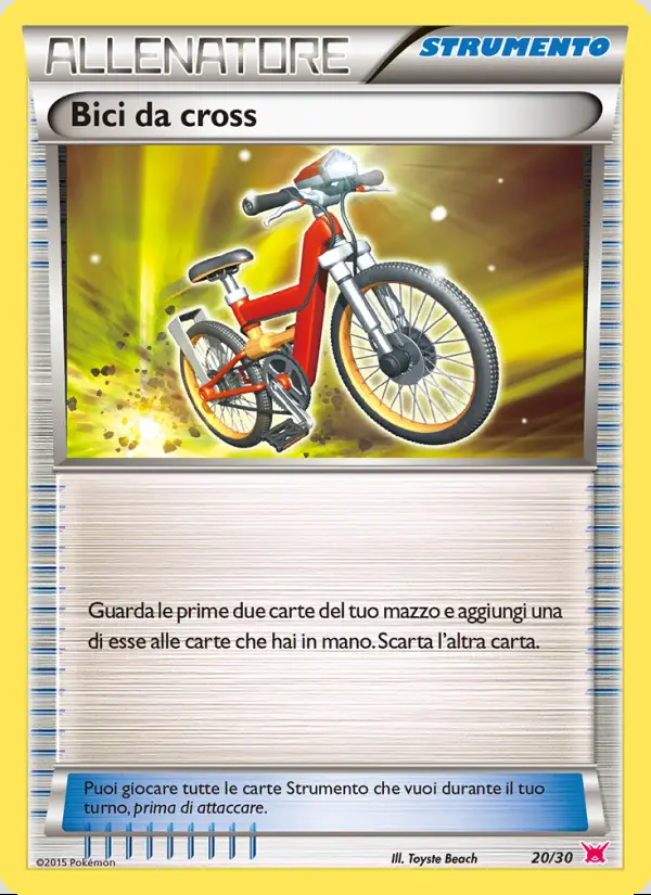 Image of the card Bici da cross