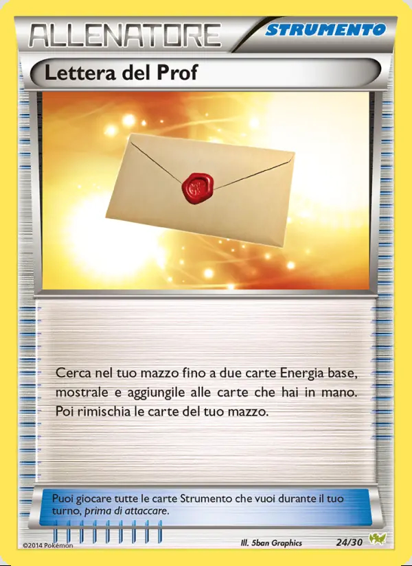 Image of the card Lettera del Prof
