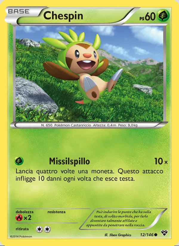 Image of the card Chespin
