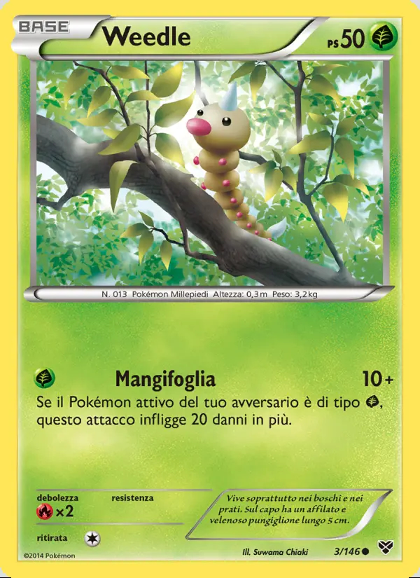 Image of the card Weedle