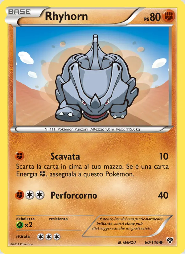 Image of the card Rhyhorn